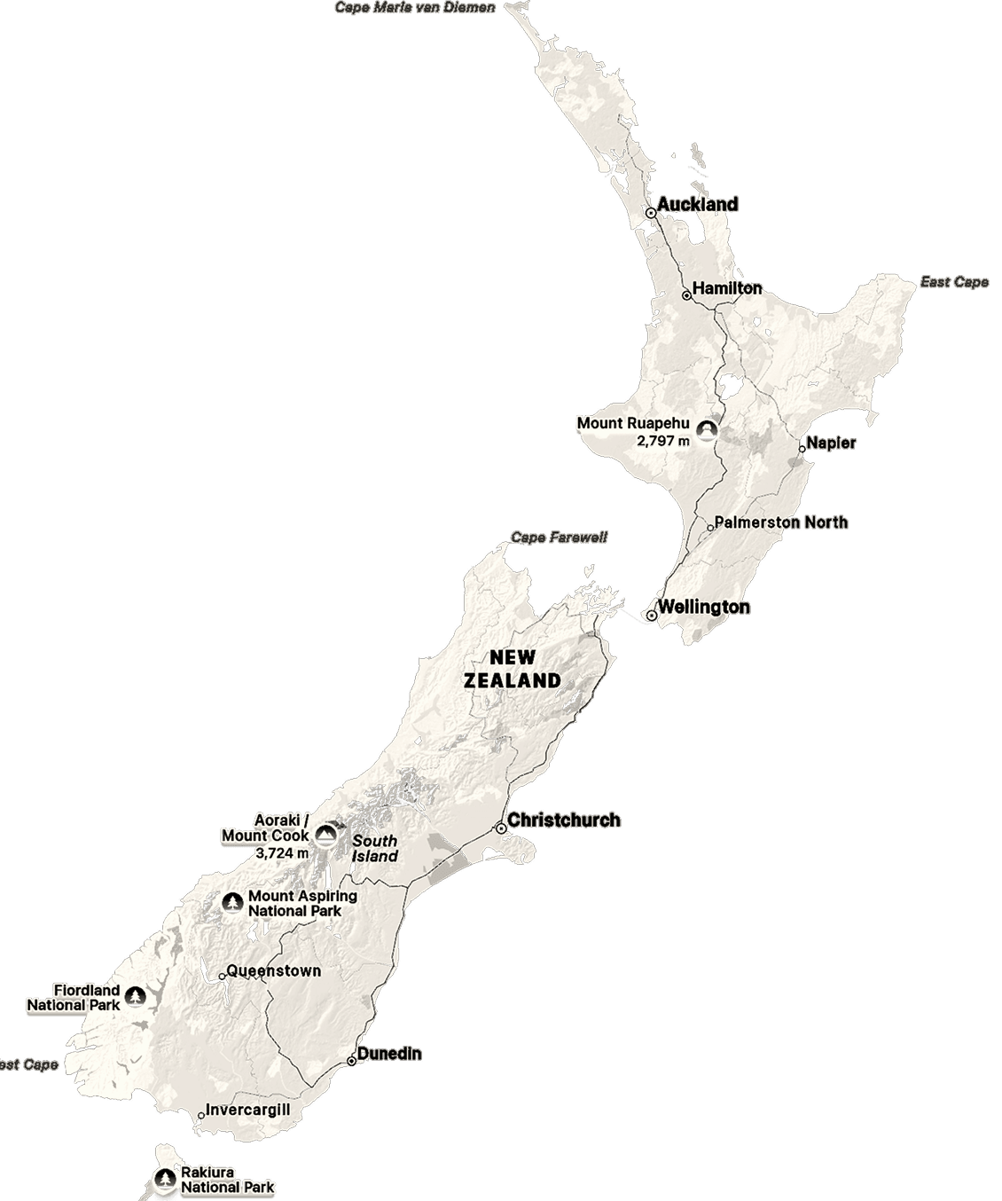 NZ Map